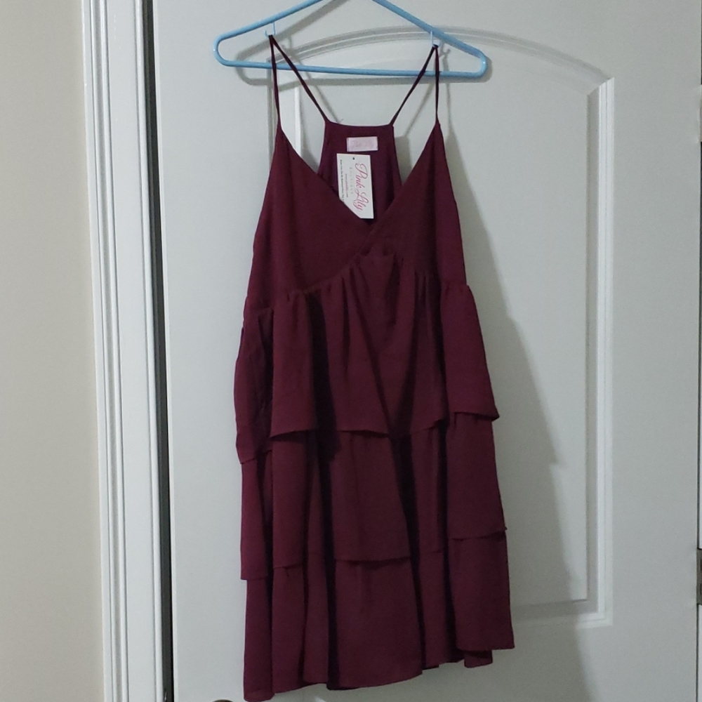 Maroon dress